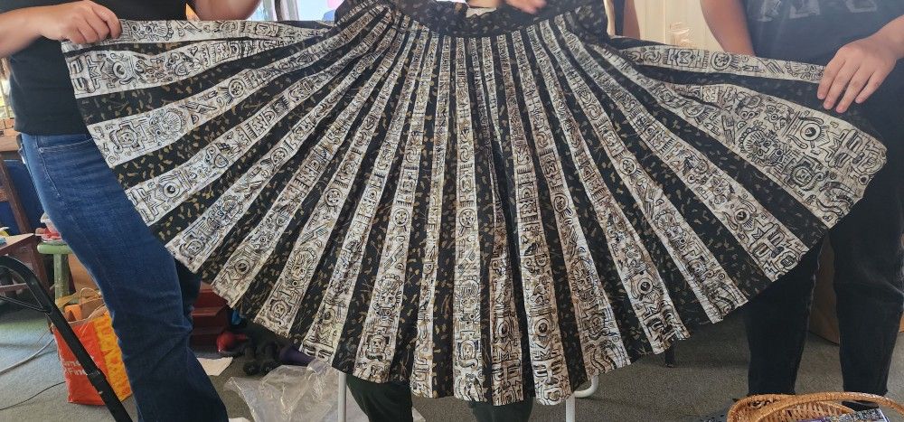 Mexican Vintage Handpainted 1950´s Skirt