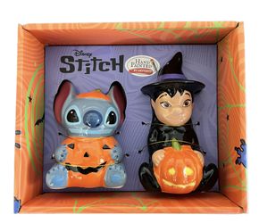 Lilo & Stitch Halloween Salt.  Pepper Set