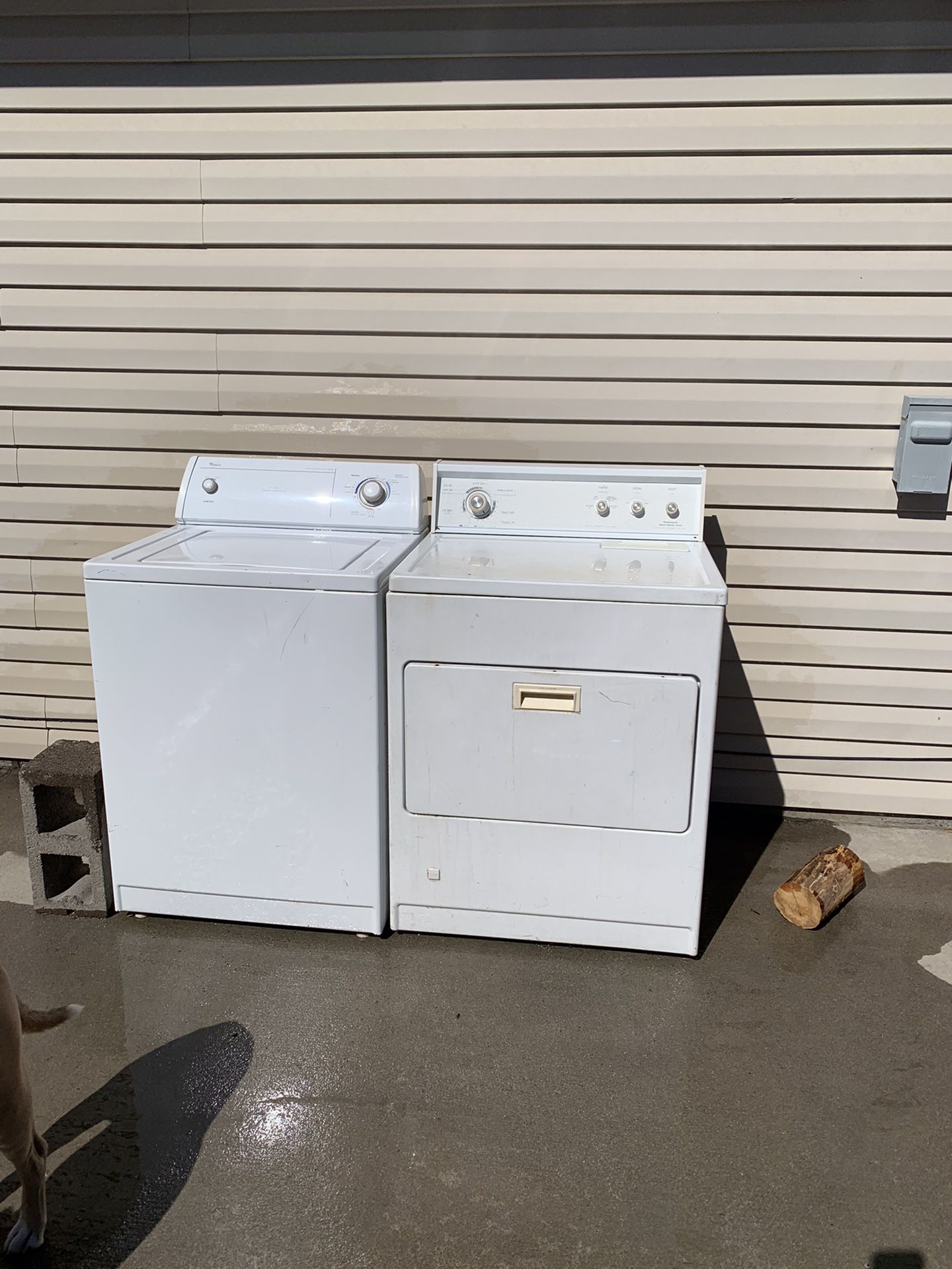 High capacity Washer and high capacity gas dryer for sale Whirlpool and Kenmoore