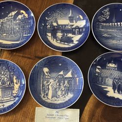 Jule After Holiday Collectible Wall Decorative Plates 