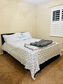 Bed frame and mattress