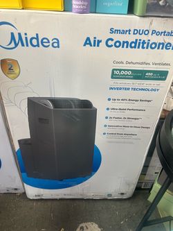 Midea 10,000 BTU Portable Air Conditioner, 3-In-1 Dehumidifier, Ventilate