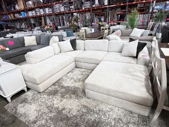 White Sectional couch from Costco