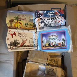 Bulk Tin trays -Myrtle Beach over 300 pieces