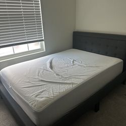 Twin Bed  Frame With Mattress 