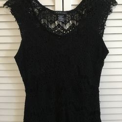 ❤️ BLACK STRETCH LACE DRESS BY CI SONO ▪︎ MEDIUM 