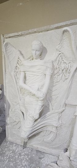 Large Plaster Angel Sculpture Huge!