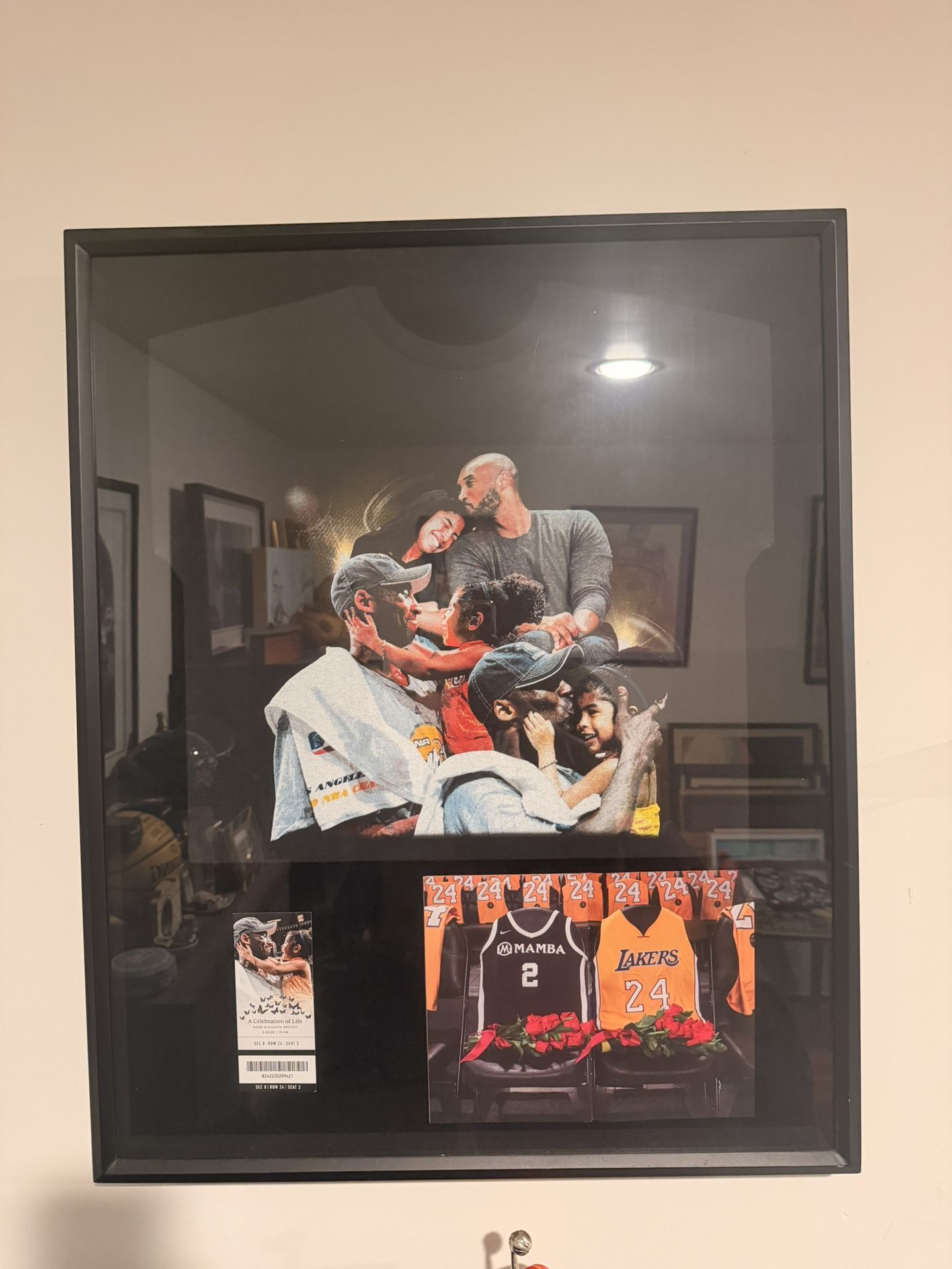 Kobe Bryant Memorial Memorabilia 