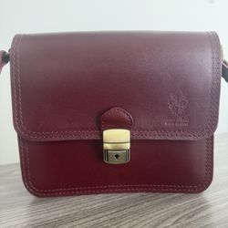 Real Leather Handbag Crossbody Bag