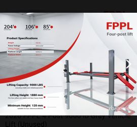 2026 FPPL 9k 4 post lift