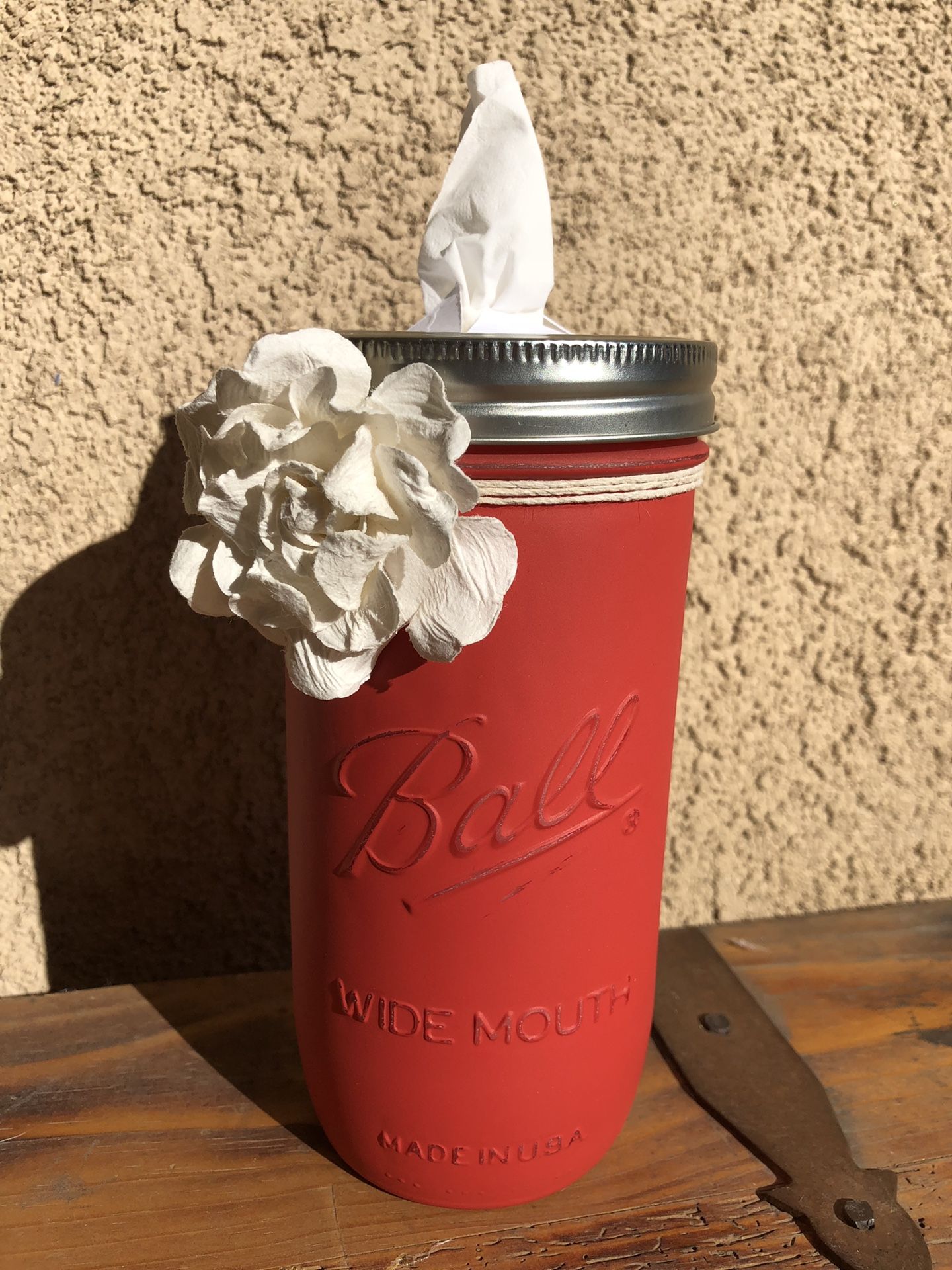 Kleenex Mason Jars