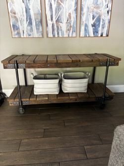 Pottery Barn console table