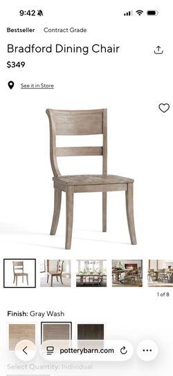 Pottery barn chairs
