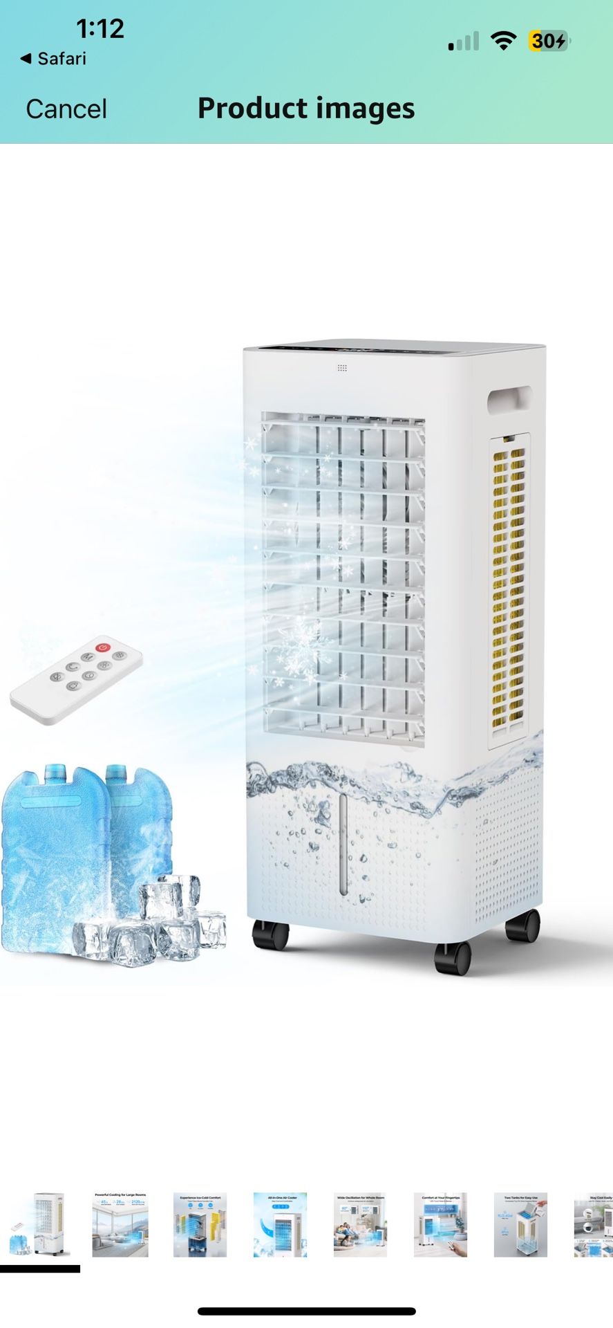 Evaporative Air Cooler Portable