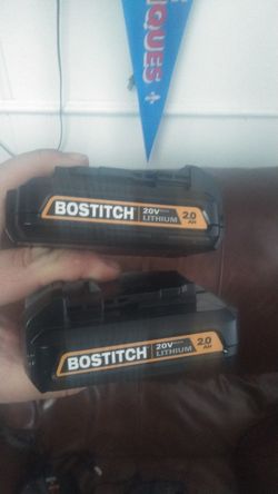 Bostitch drill/nailer battery 2 pack