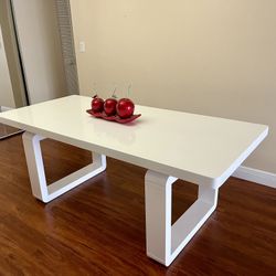 White Large Dining Table