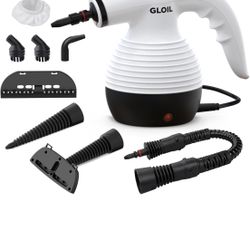 Handheld Steam Cleaner, Steamer for Cleaning, Multipurpose Portable Steam Cleaners for Home Use with Safety Lock and 10 Accessory Kit to Remove Grime,