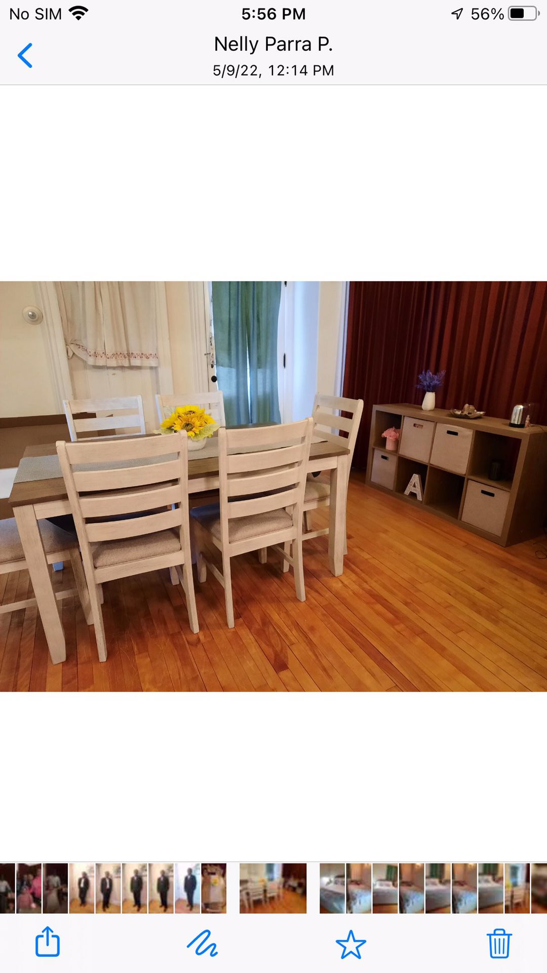 Dining Set With 6 Chairs 
