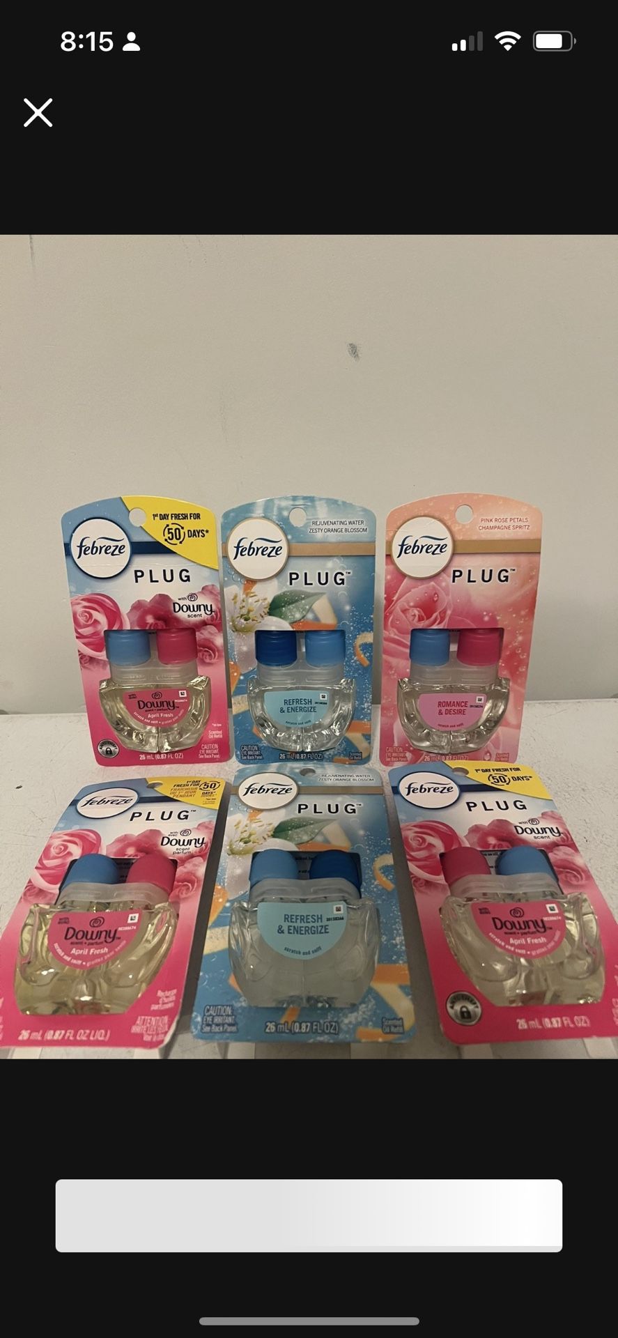 Febreeze Plug $5 Each