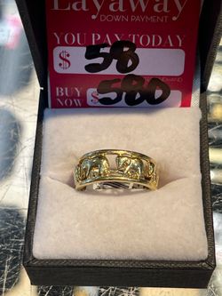 14KT Elephant Ring