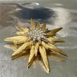 Mid Century Starburst Broach/pendant