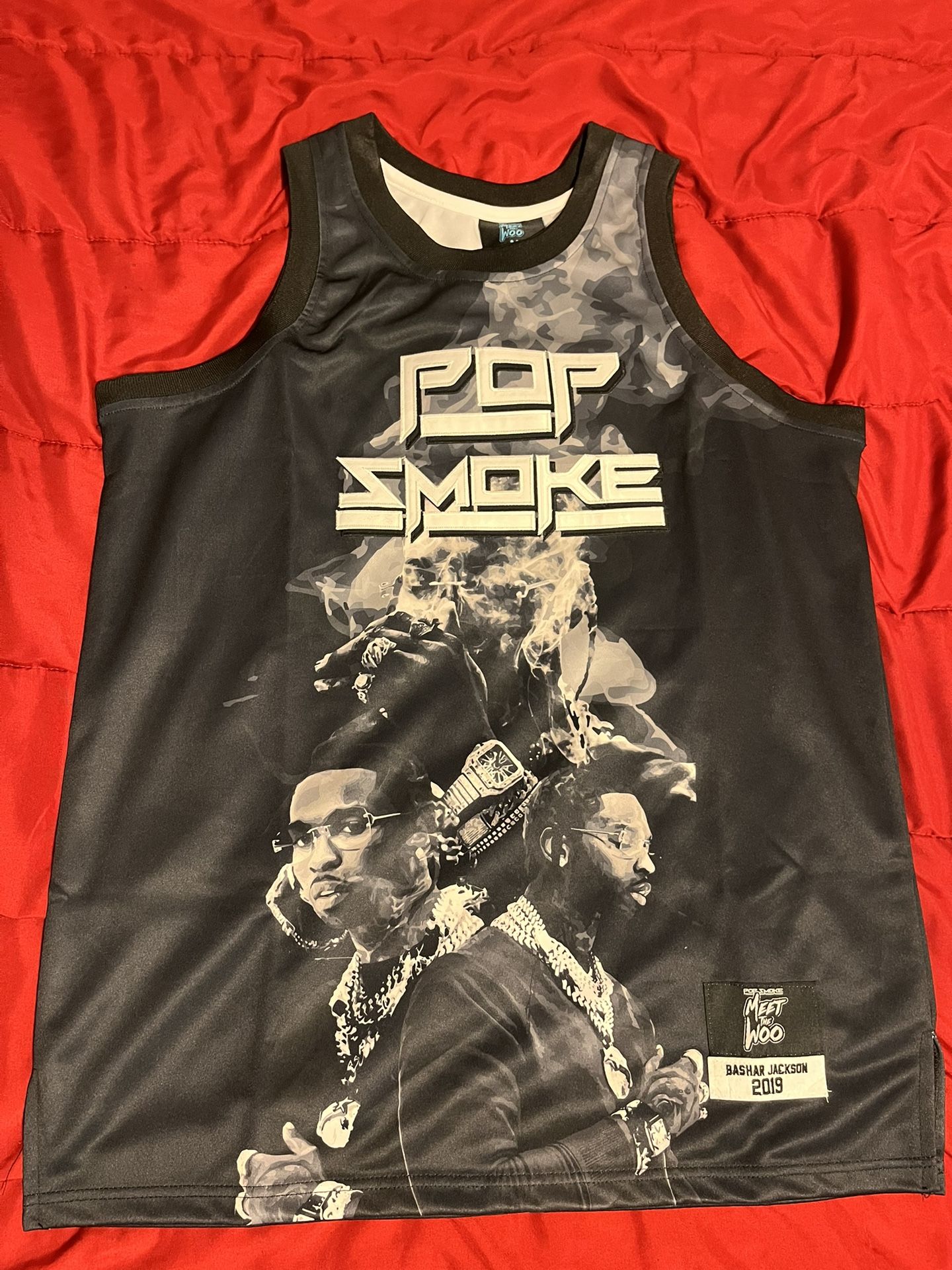 HGC Pop Smoke “Meet The Woo” Basketball Jersey