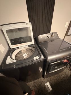 GE Top Load Washer and Dryer Set