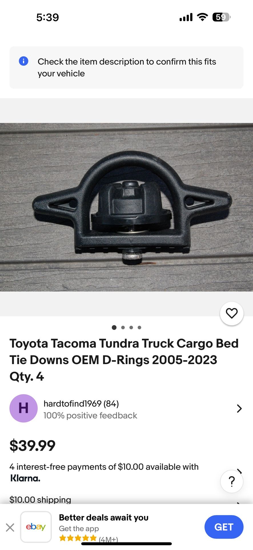 Toyota Tacoma Bed Ties