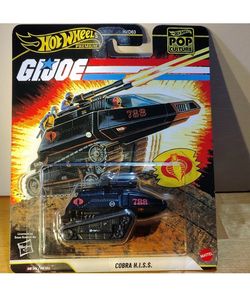 Hot Wheels Pop Culture Case Q G.I. Joe Cobra H.I.S.S. Tank