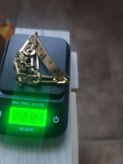 14k gold men bracelet