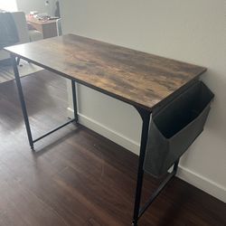 Industrial Wood Desk 