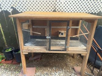 Home made secure bird cage
