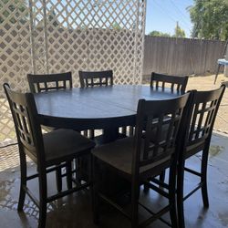 Wood Dinning Table For 6