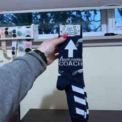 Primitives by Kathy Awesome Coach Socks NWT One Size