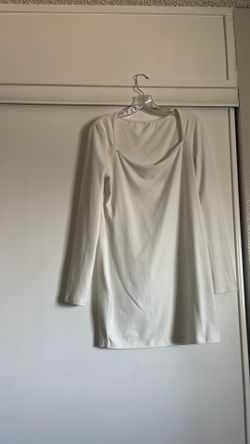 White stretchy dress large