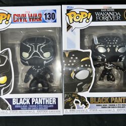 Black Panther Funko Pop! 2-Pack – Civil War #130 & Wakanda Forever #1102