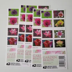 Deal Garden Beauty 78¢ First Class Stamps 2020 MNH 5 Booklets 100 Stamps