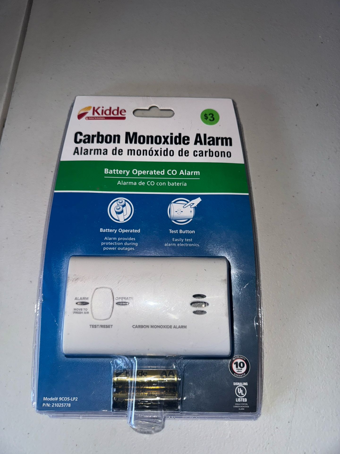 Carbon Monoxide Alarm
