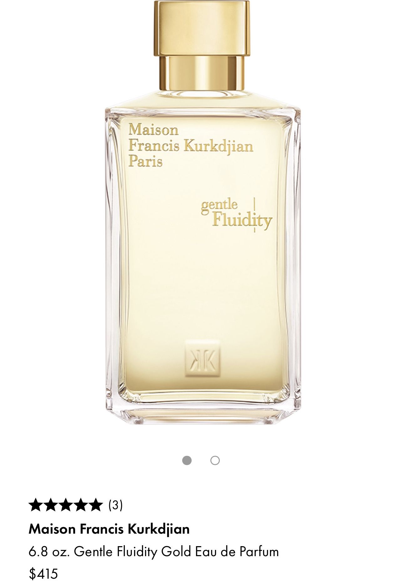 Cologne Maison Francis Kurkdjian / Gentle Fluidity Parfum 6.8 Oz