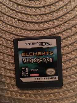 Nintendo ds elements of destruction