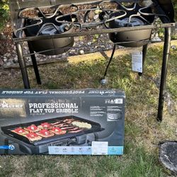 Flat Top Burner And Flat Top Cooker