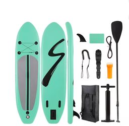 ✨️Brand new ✨ Seafoam green 11' Inflatable Stand Up Paddle Board Set