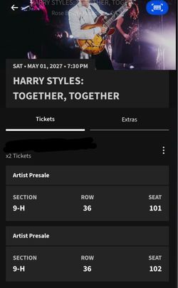 Harry Styles Together Together Tour Tickets