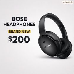 Bose Over-Ear Headphones Black