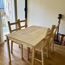 IKEA Dining Table And 4 Chairs Set