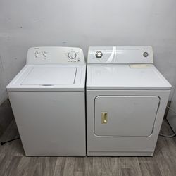 Admiral washer and electric dryer