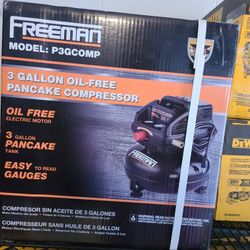 Freeman 3 Gallon Oil Compressor
