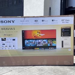 65XR50 65” Sony smart 4k mini led TV 
