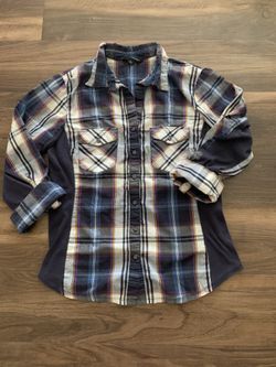 Plaid button up shirt