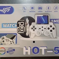 New 520 Video Games Gamepad And Smart Watch Combo Hot 5 Combo